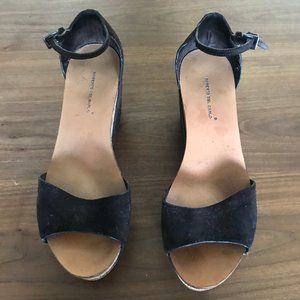 Suede Platform Sandal